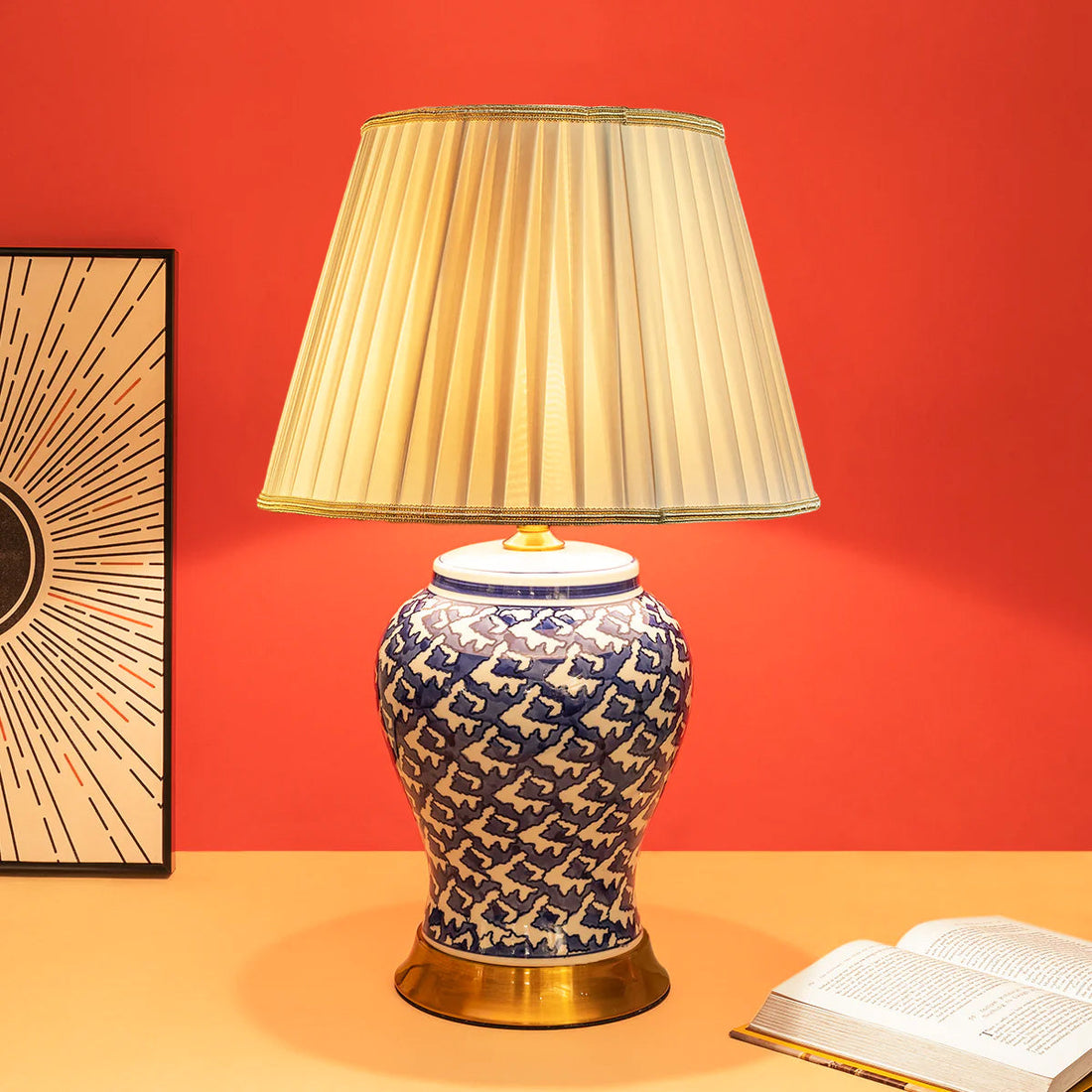 Blue Haven Table Lamp for Bedroom