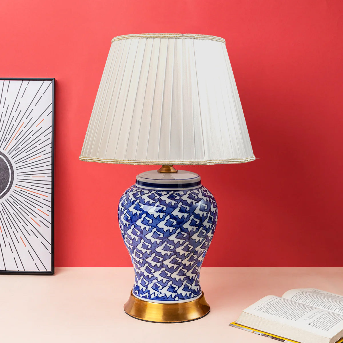 Blue Haven Table Lamp for Bedroom