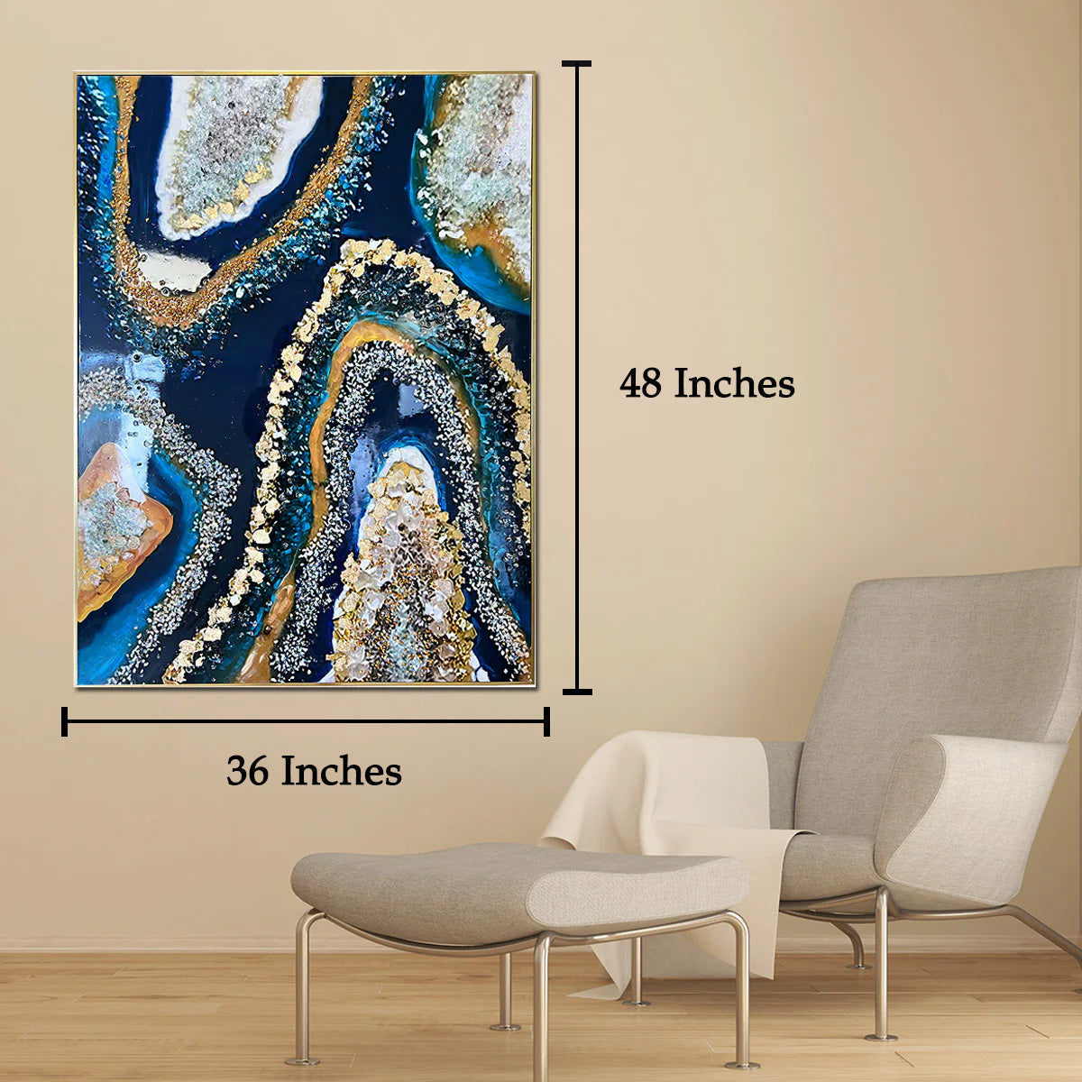 Dazzling Reverie Resin Art Painting