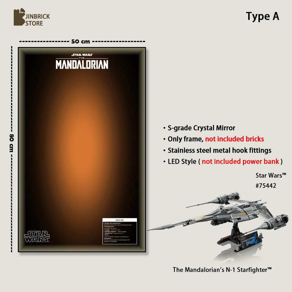 UCS LEGO Star Wars™ 75442 The Mandalorian's N-1 Starfighter™ With Wallframe