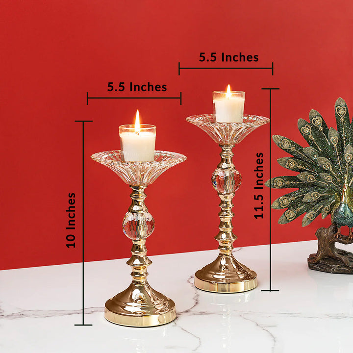 Scholar's Aura Candle Holders Stand - Set of 2