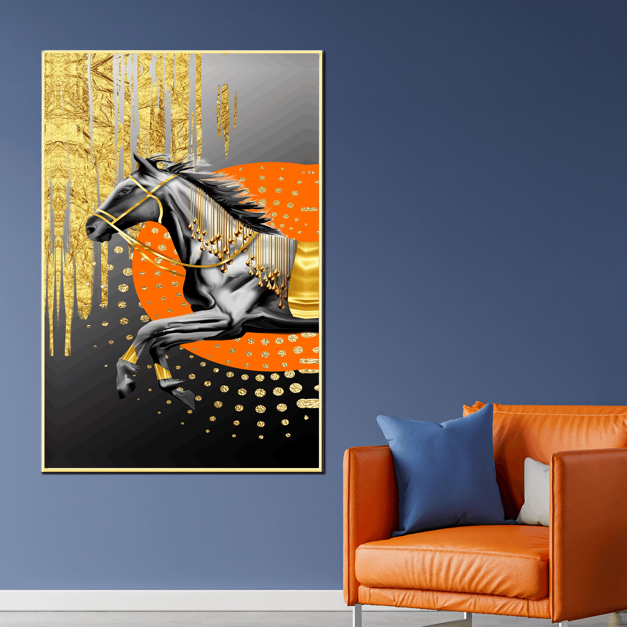 Galloping Freedom Canvas Wall painting Bedroom