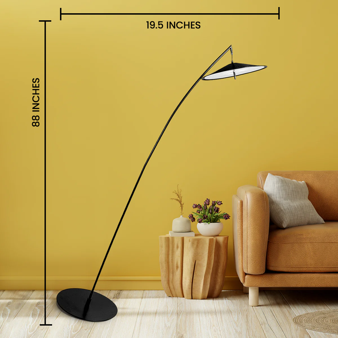 Radiant Prism Floor Lamp for Living Room