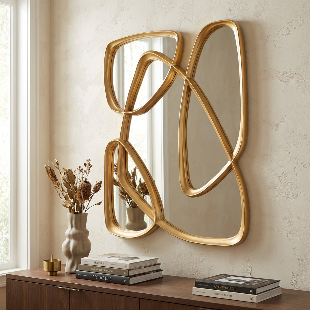 Infinity Loop Designer Wall Mirror For Home