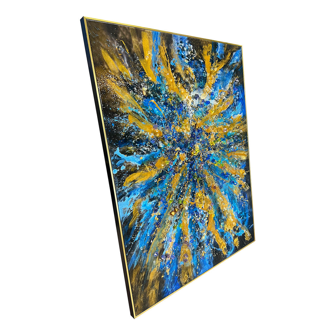 Glimmering Aurora Resin Art Paintings