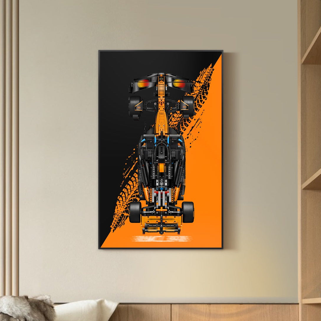LEGO®Technic™ 42228 McLaren MCL39 F1® Car Display With Wall Mount for (LEGO® Set Include)