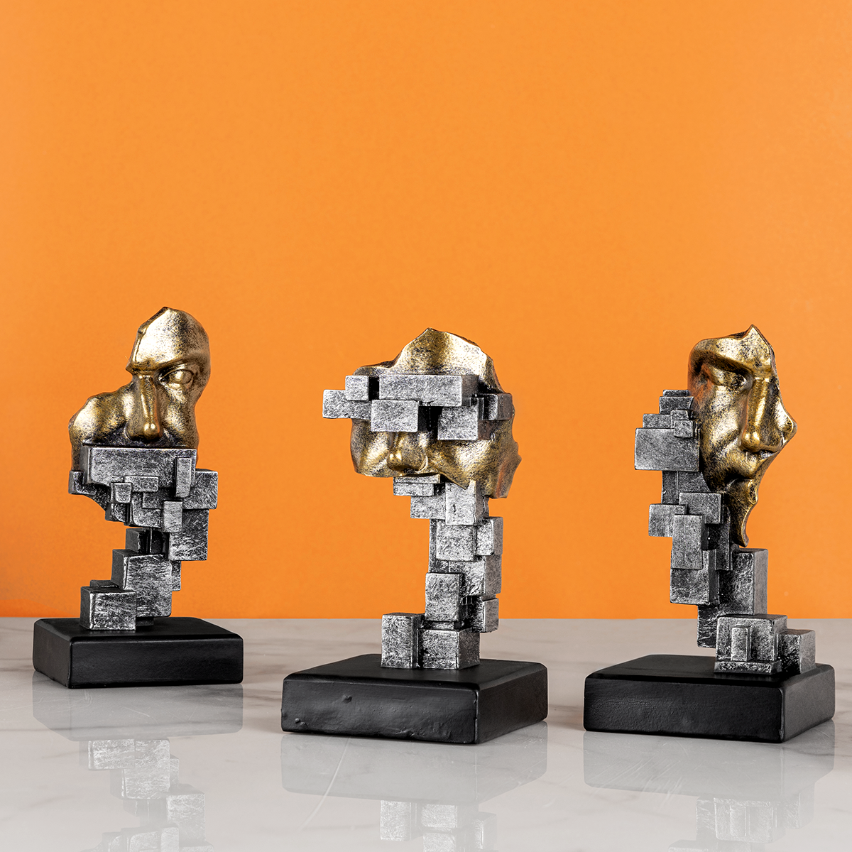 Guardians of Thought Sculpture & Table Decorative showpiece