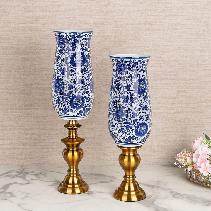 Royal Garden Decorative Candle Stand - Set of 2