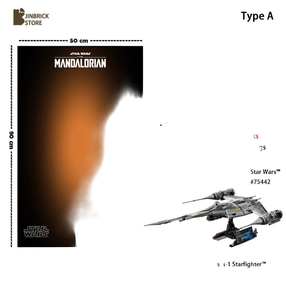 UCS LEGO Star Wars™ 75442 The Mandalorian's N-1 Starfighter™ With Wallframe