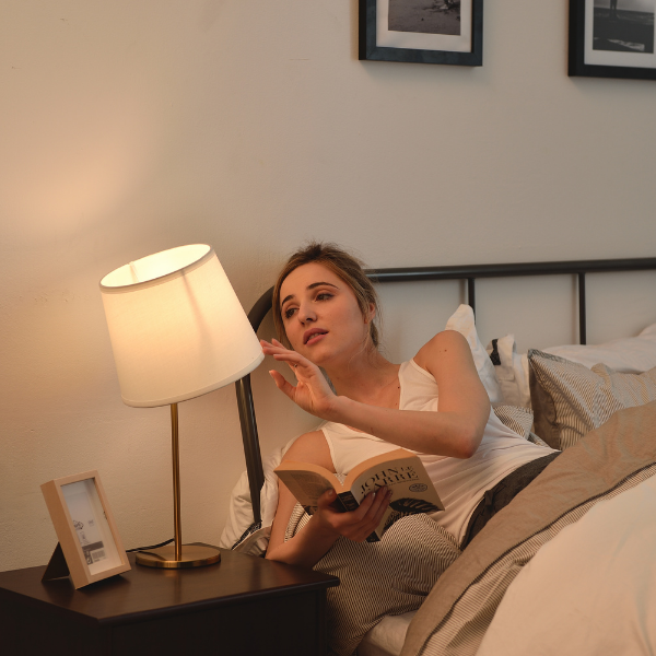 Fawn Sleek Base Stainless Steel Table Lamp for Study