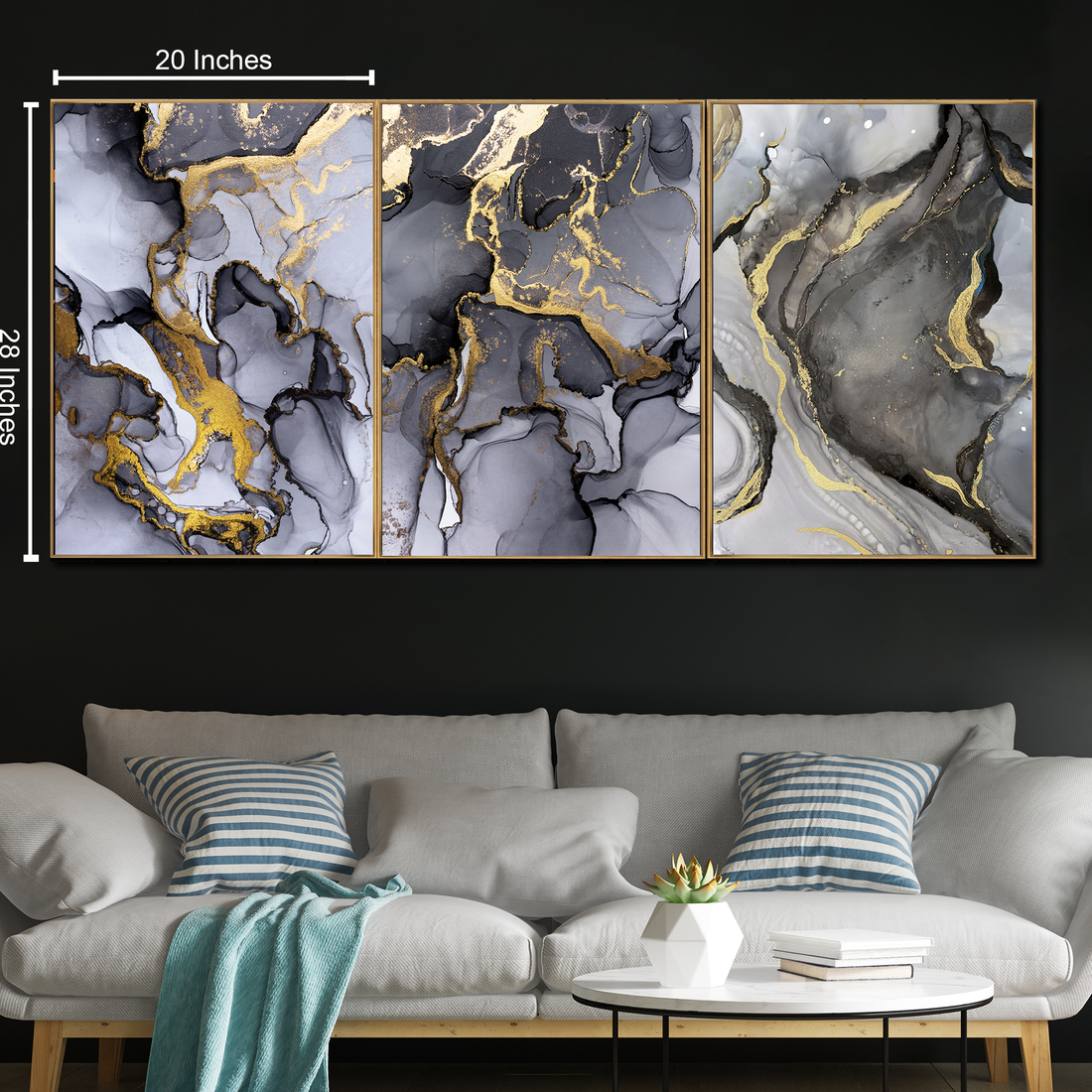 Abstract Reverie Canvas Art Paintings - Set of 3