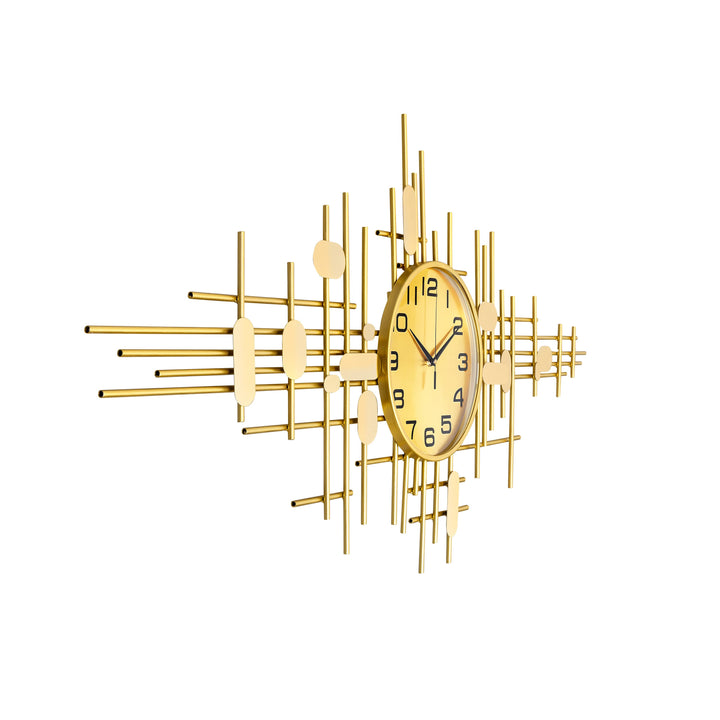 Tempus Terrificus Metal Wall Art Clock & Panel Buy Wall Clock Online