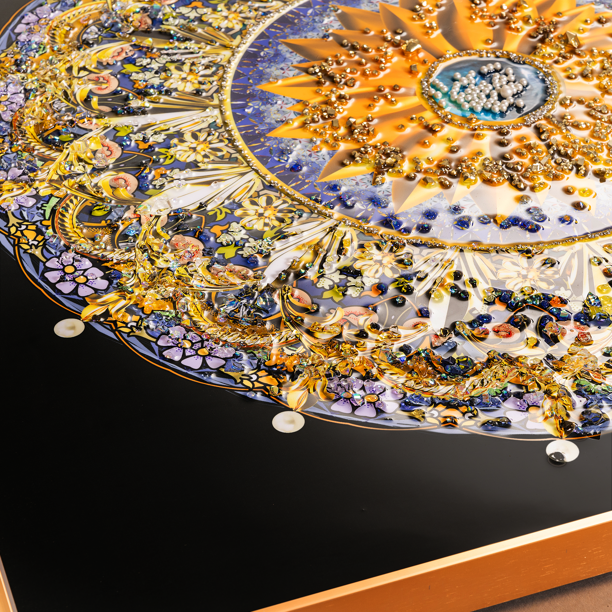 A Tapestry of Dreams Crystal Glass Modern Art Paintings