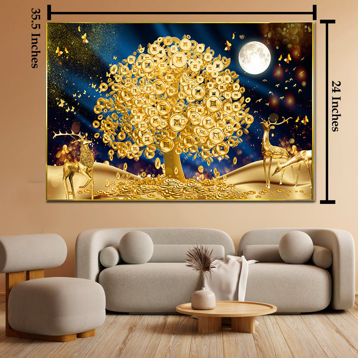 Valencia Dreamlike Framed Canvas Painting & Wall Decoration Item