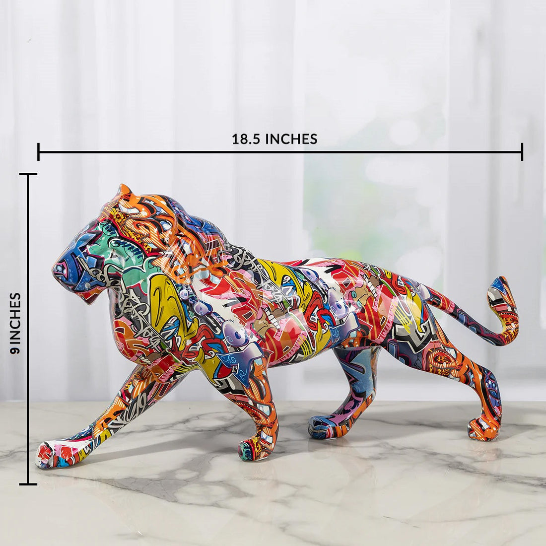Bold Lion Pride Decorative Showpiece