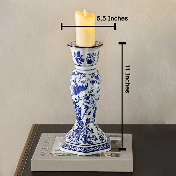 Royal Petal Luminance Candle Stand For Dining Table