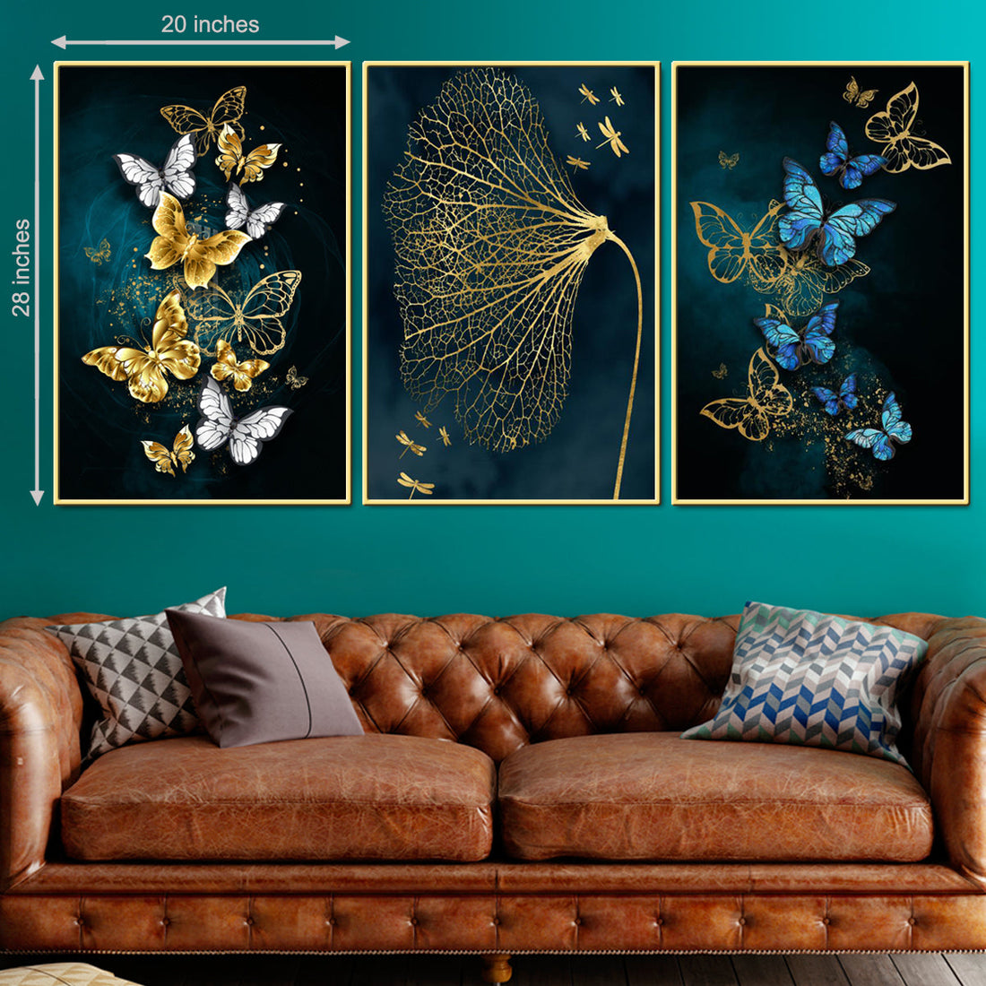 Rochester Botanical Elements & Nature Framed Canvas Wall Paintings