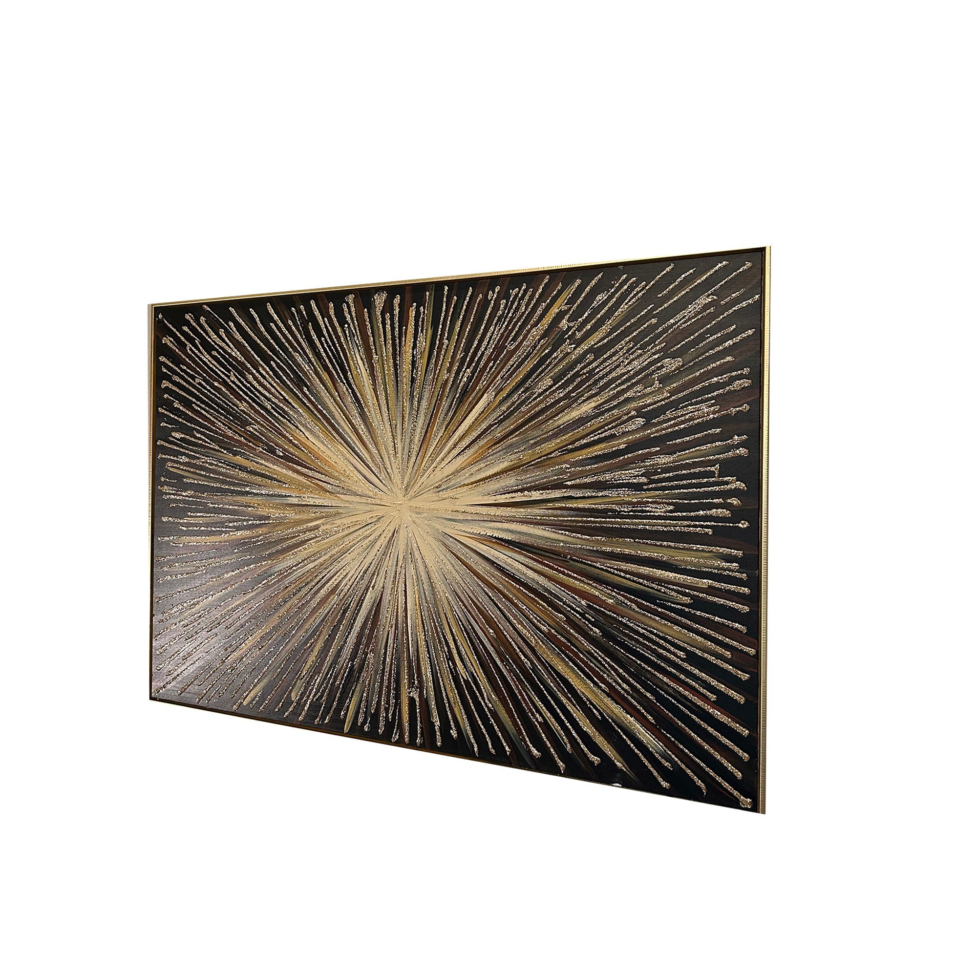 Aurora Flare 100% Hand Wall Painting For Home ( 32 x 47 Inches )