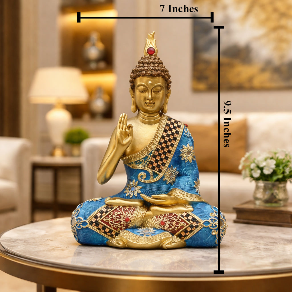 Divine Calm Buddha Decorative showpiece & Items for Room Decoration