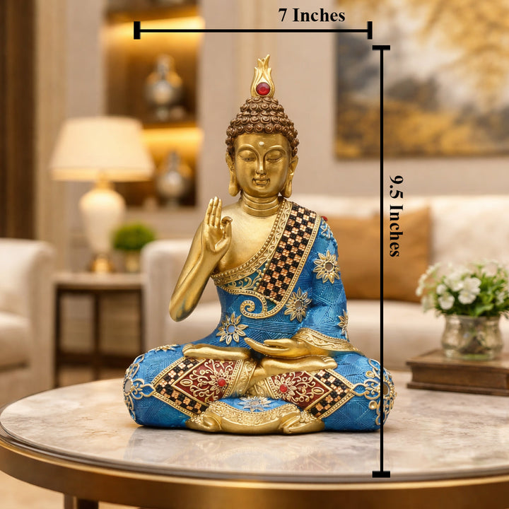 Divine Calm Buddha Decorative showpiece & Items for Room Decoration