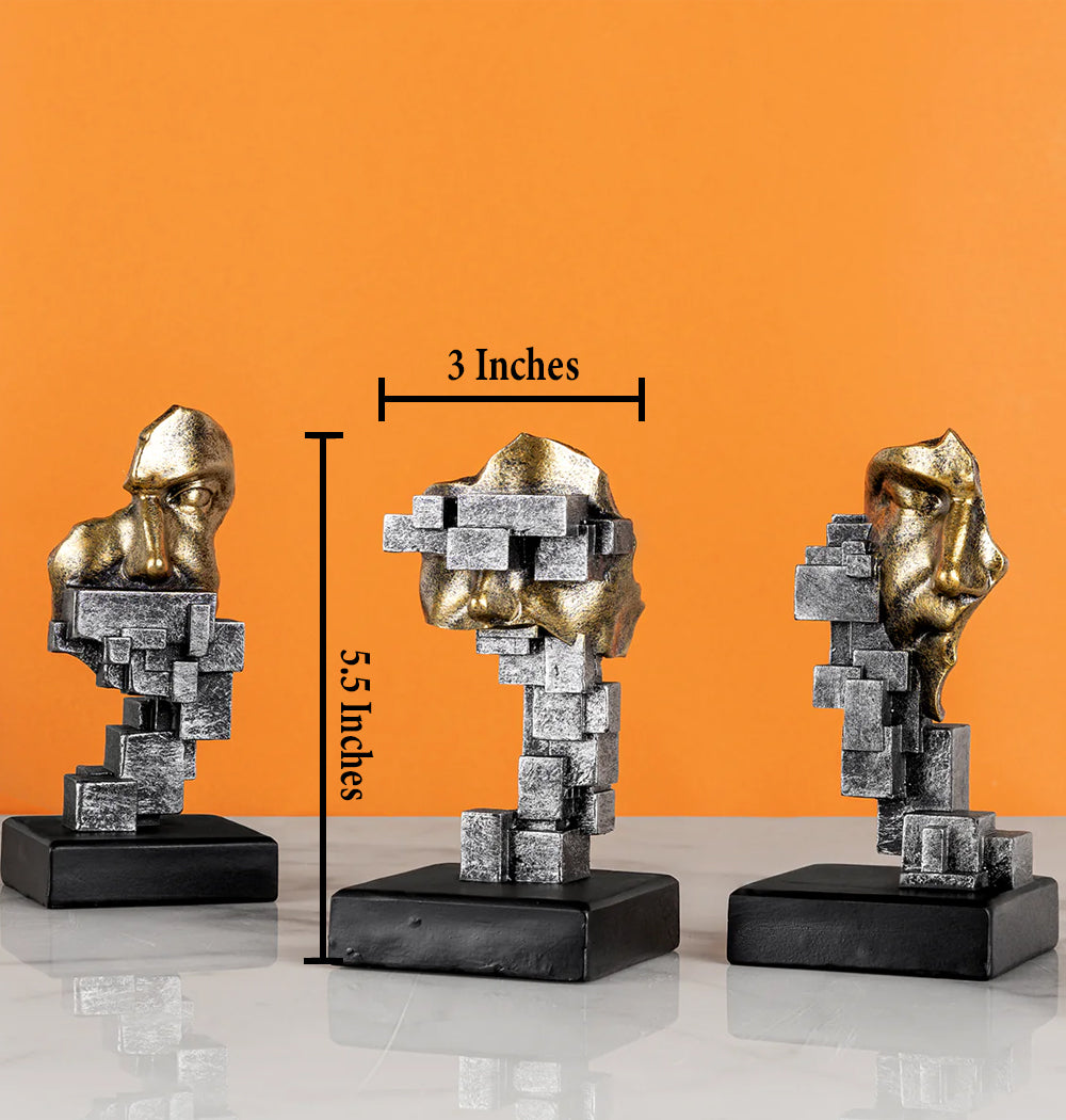 Guardians of Thought Sculpture & Table Decorative showpiece