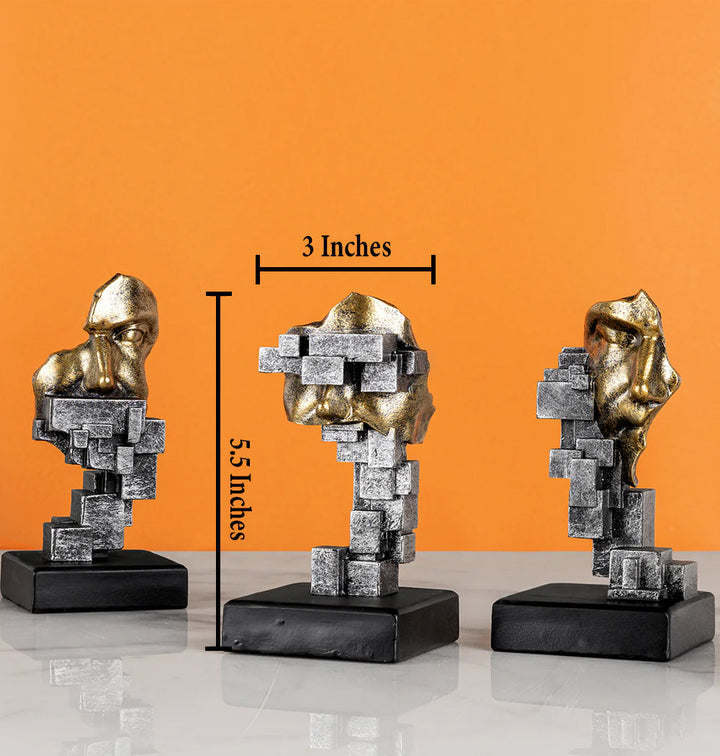 Guardians of Thought Sculpture & Table Decorative showpiece