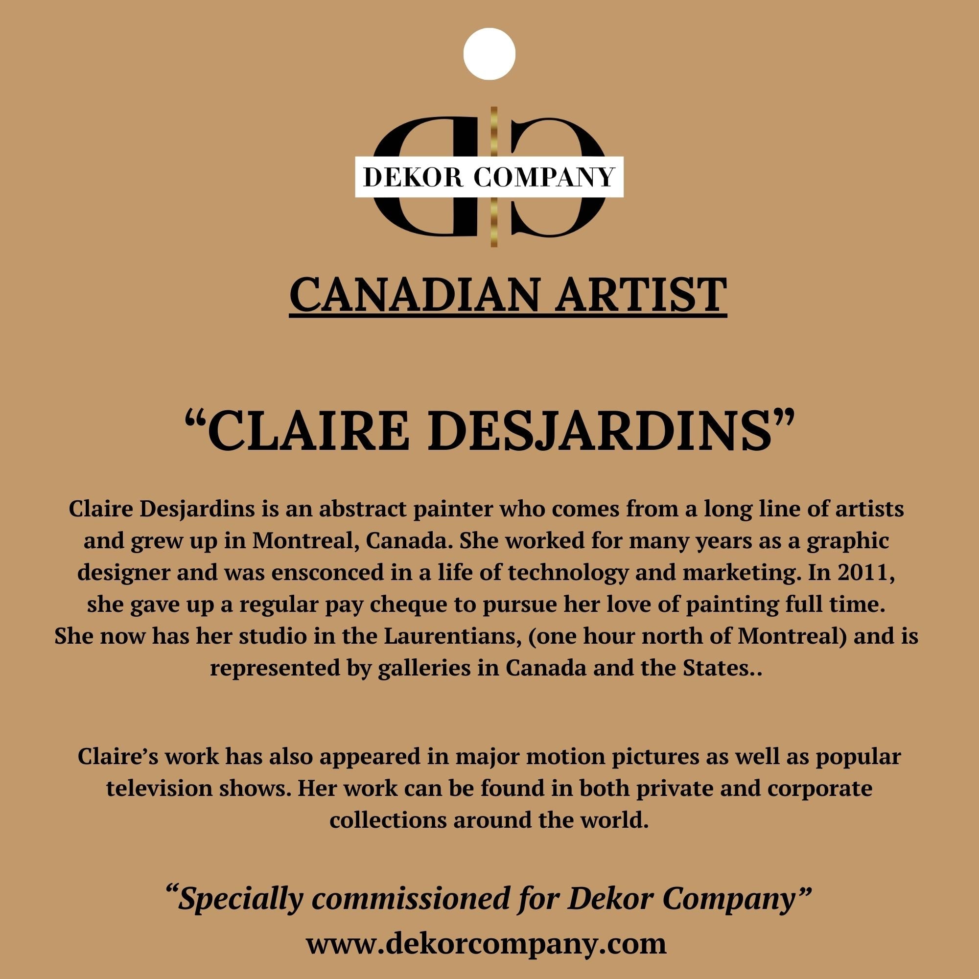 Vibrant Bloom Fiesta by Claire Desjardins 100% Hand Painted Wall Painting (With Outer Floater Frame frame) (35.5 x 47 Inches )