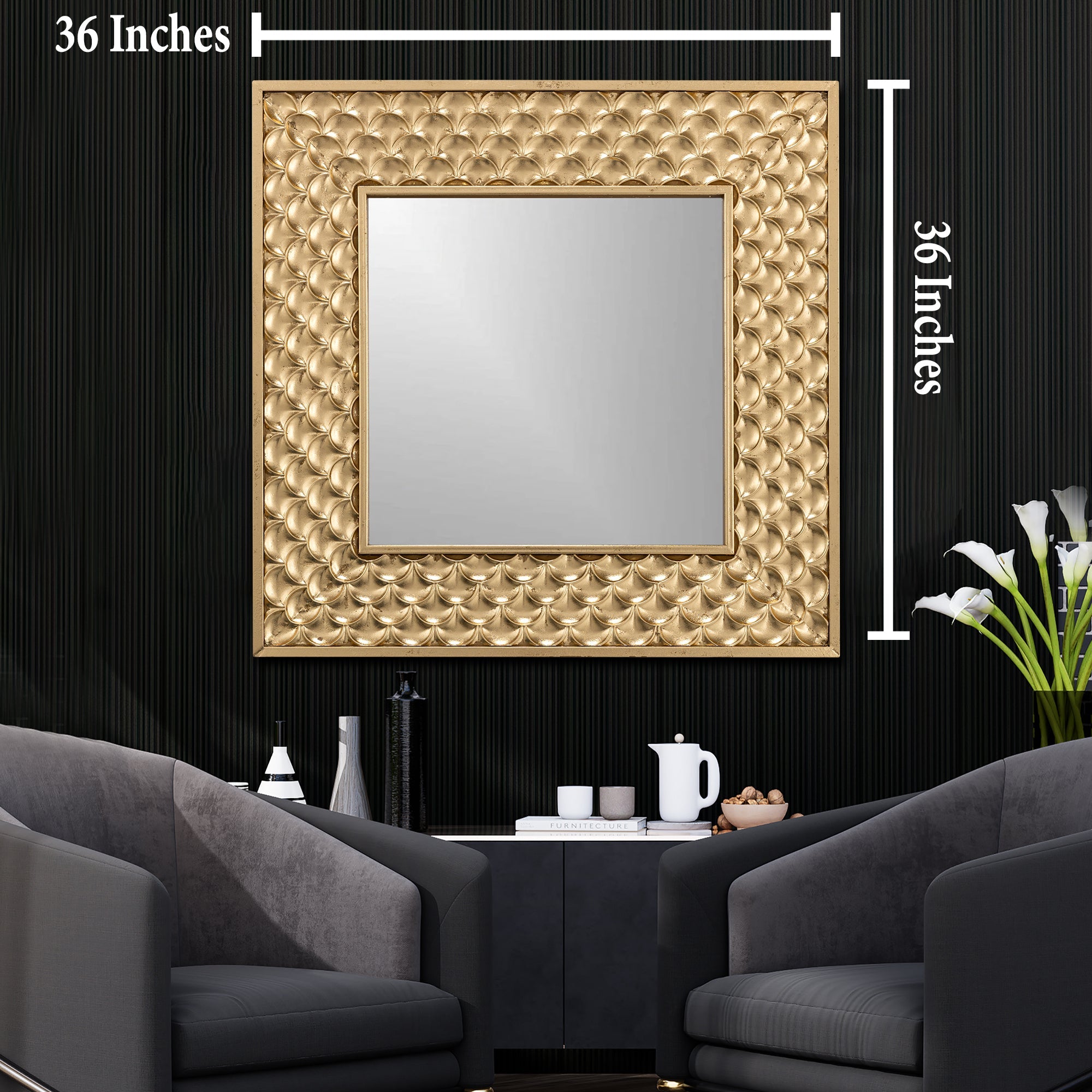 Ember Light Decorative mirror for living room