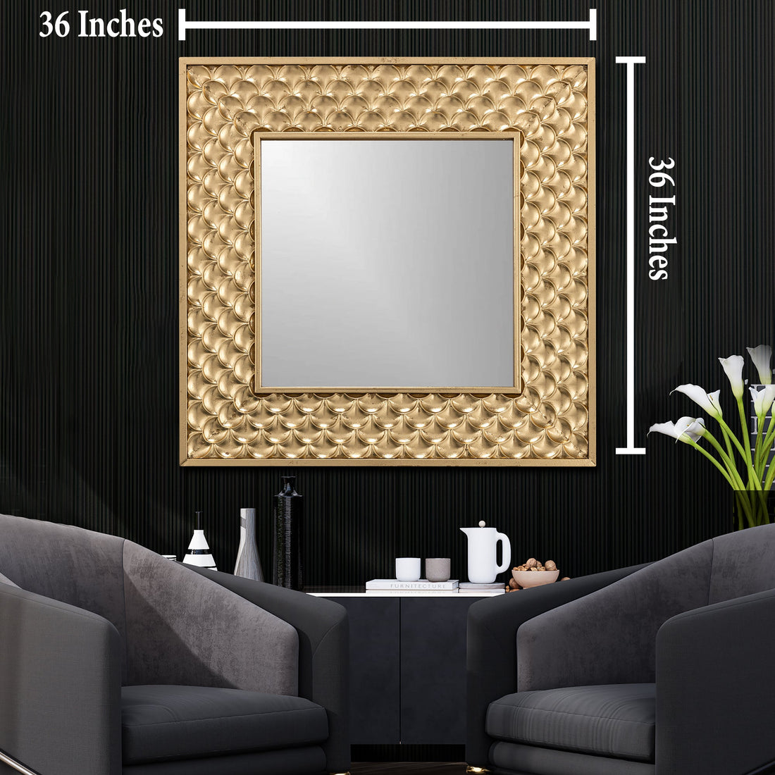 Ember Light Decorative mirror for living room