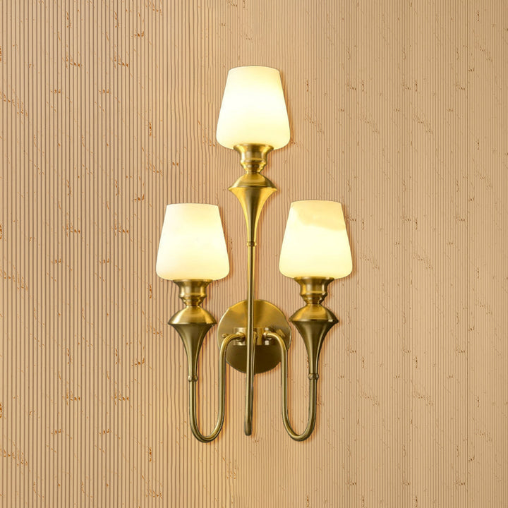 Elysian Curve Wall Lamps  for Living Room - Triple Sconce