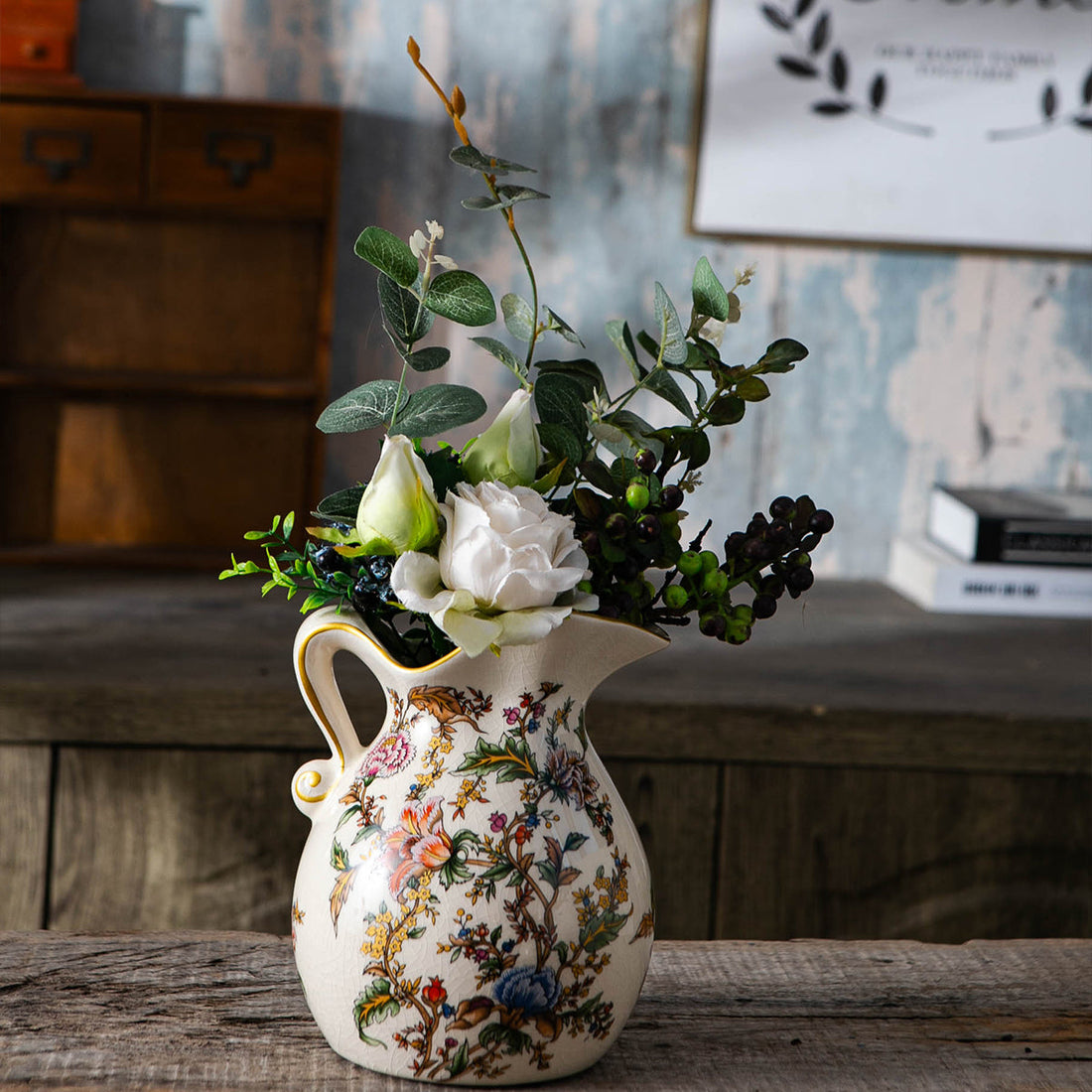 Enchanted Blossom Decorartive Jug & Item for Home Deocoration