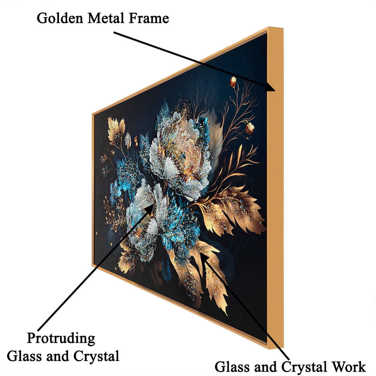 Blooming Impressions Crystal Glass Painting