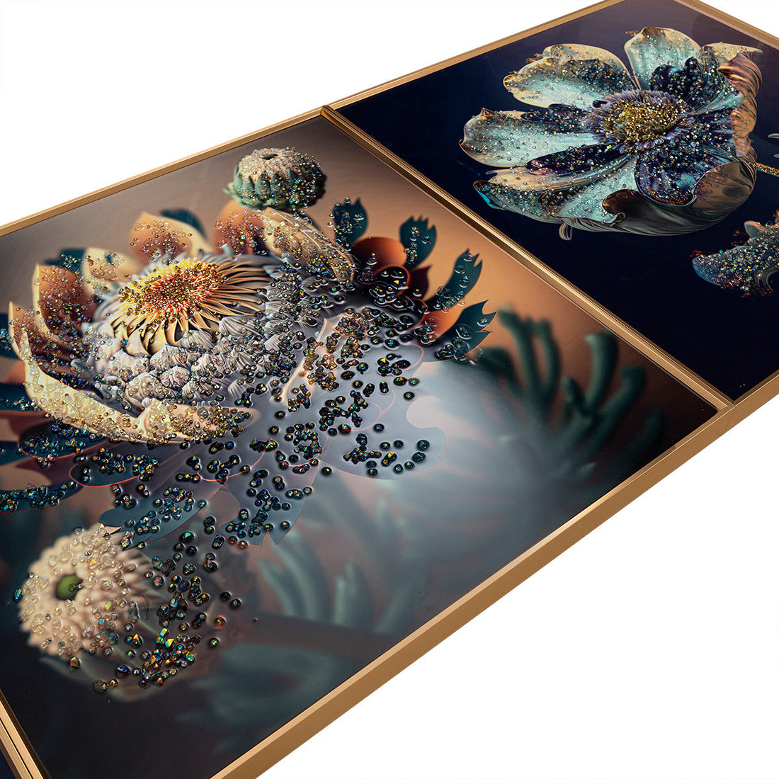 Blossom Dreams Crystal Glass online paintings - Set of 3