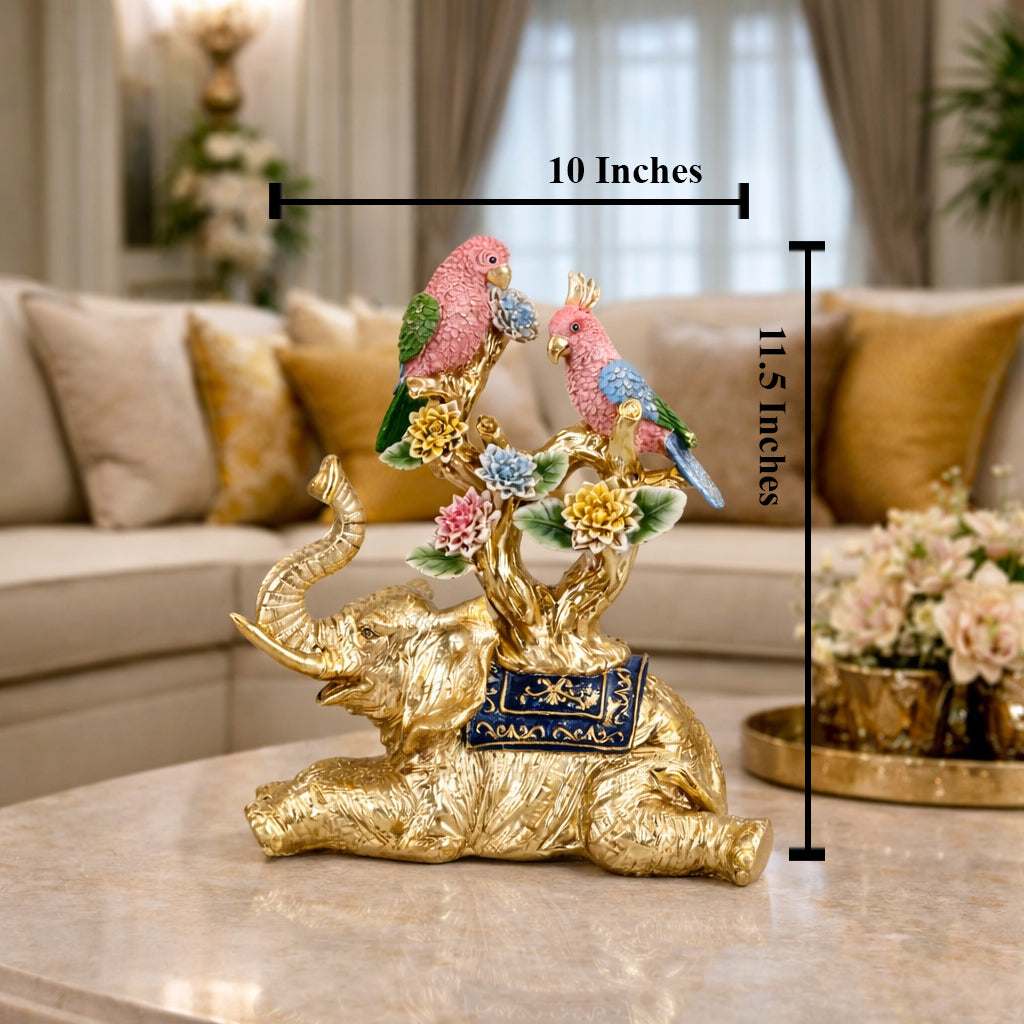 Golden Safari Blossom Decorative showpiece & Items for Room Decoration