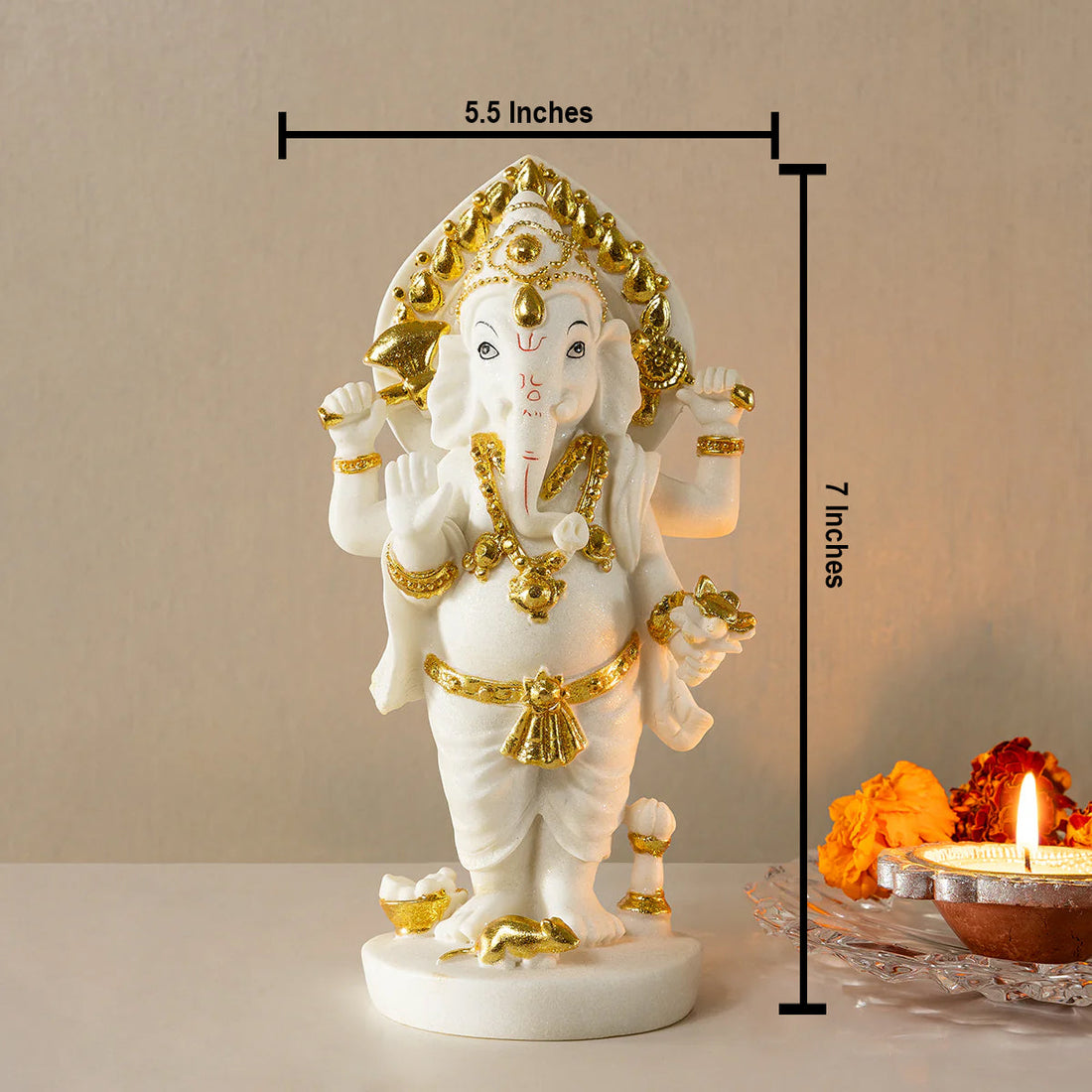 Blessings of Prosperity Lord Ganesha Showpiece For Home