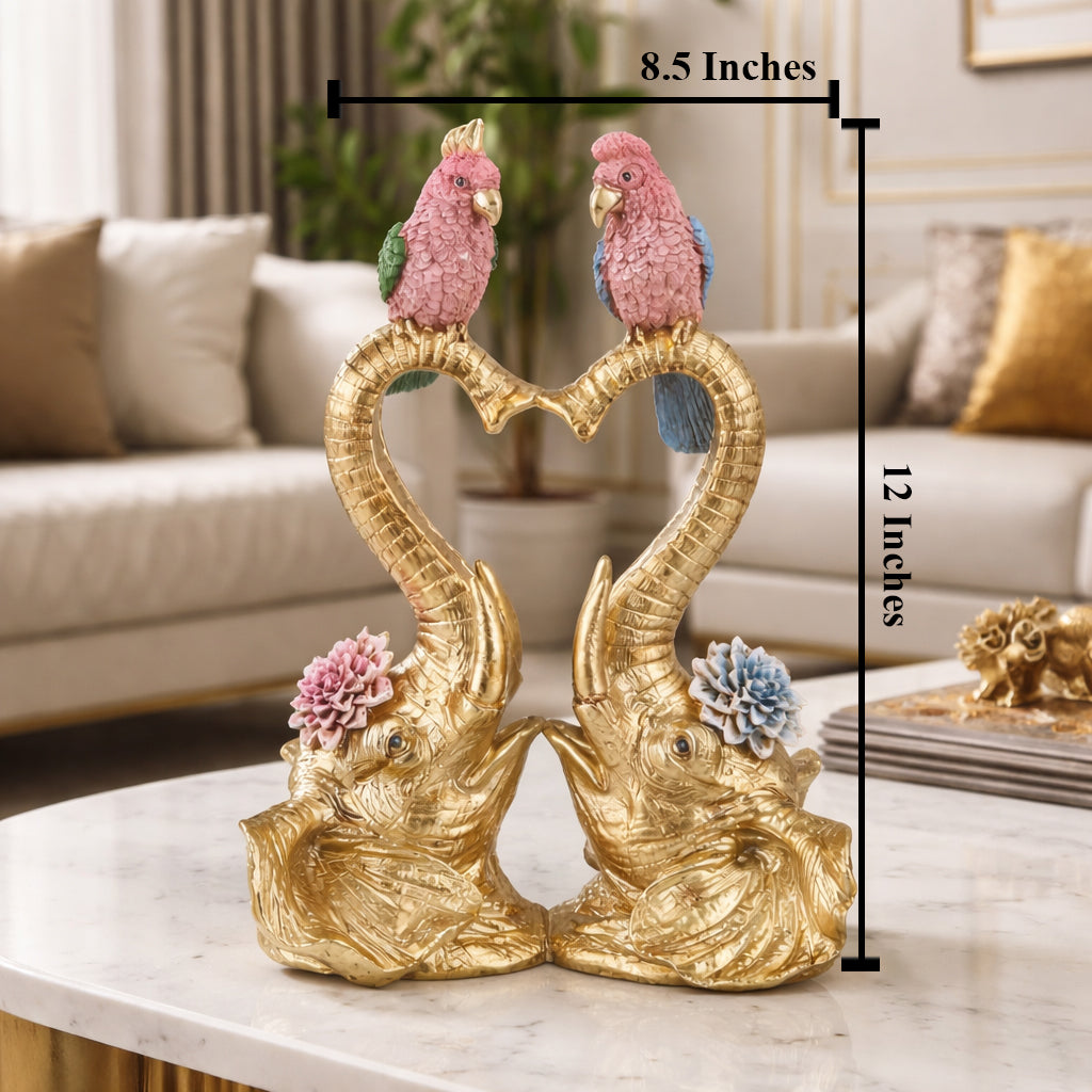 Heart of Elephants Decorative showpiece & Items for Room Decoration