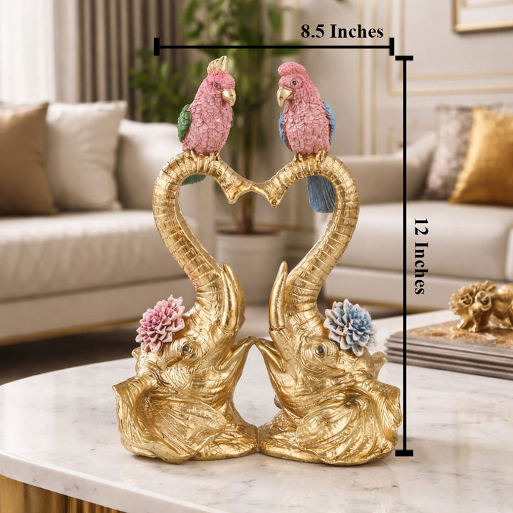 Heart of Elephants Decorative showpiece & Items for Room Decoration