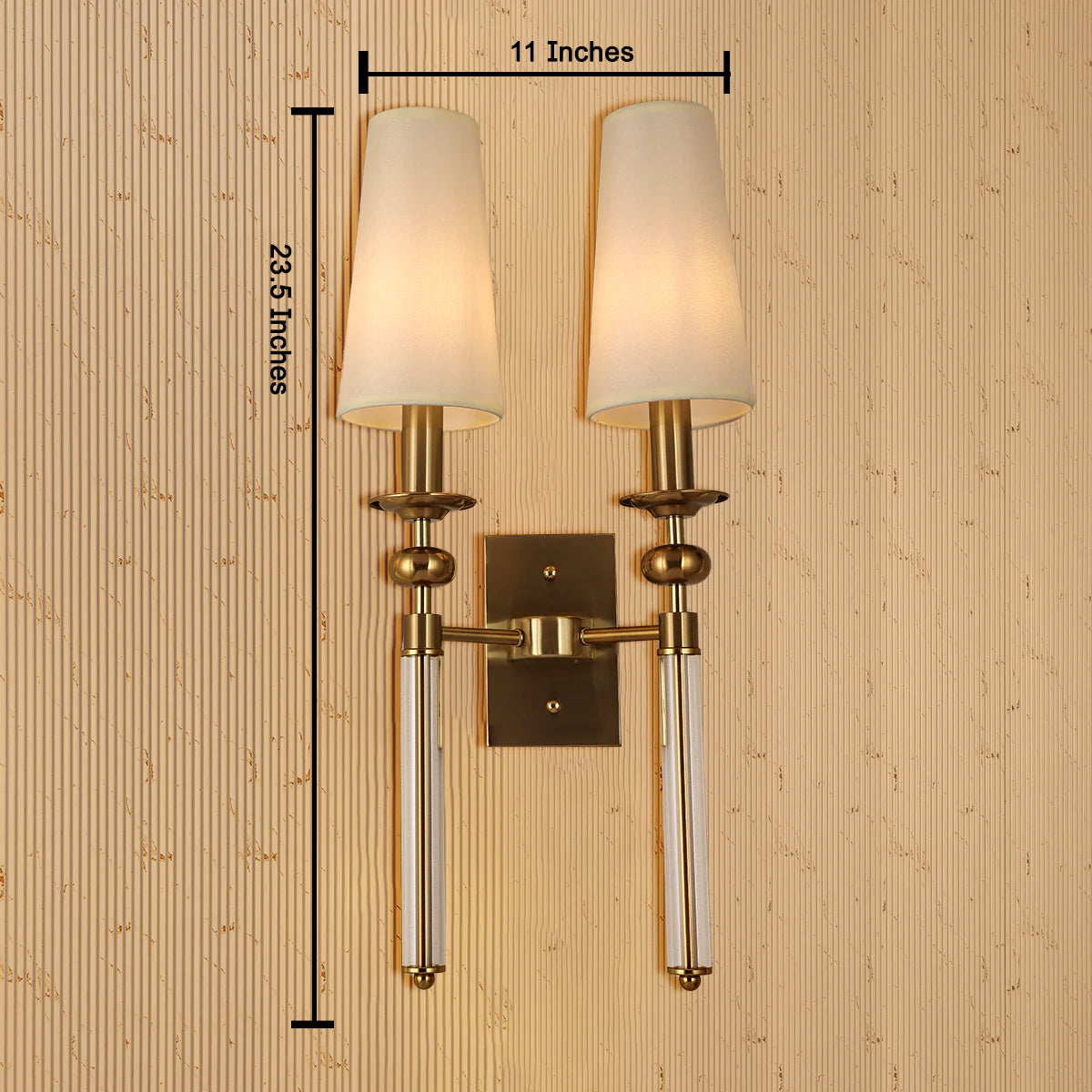 Nocturne Gallery Wall Lights for Living Room  - Double Sconce