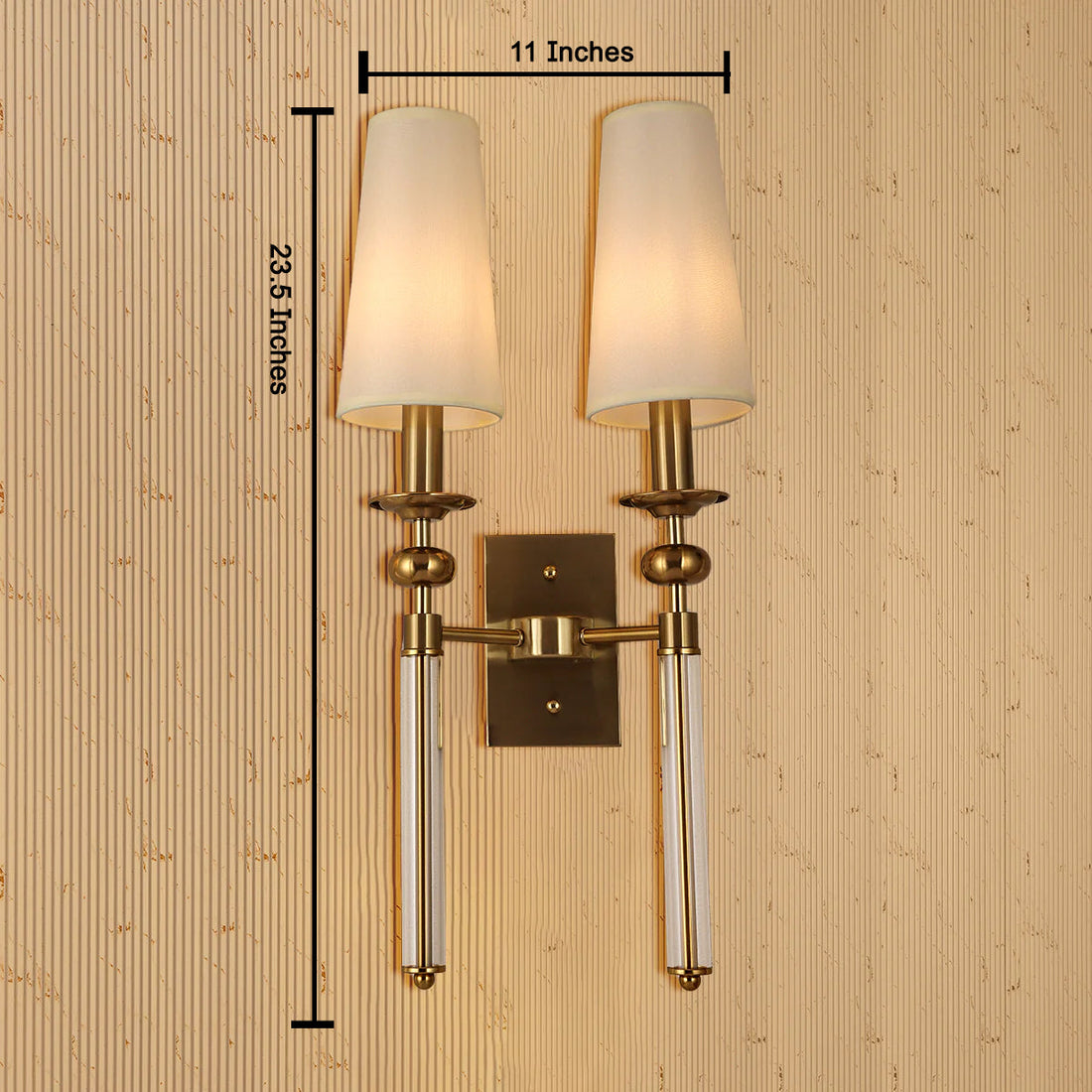 Nocturne Gallery Wall Lights for Living Room  - Double Sconce