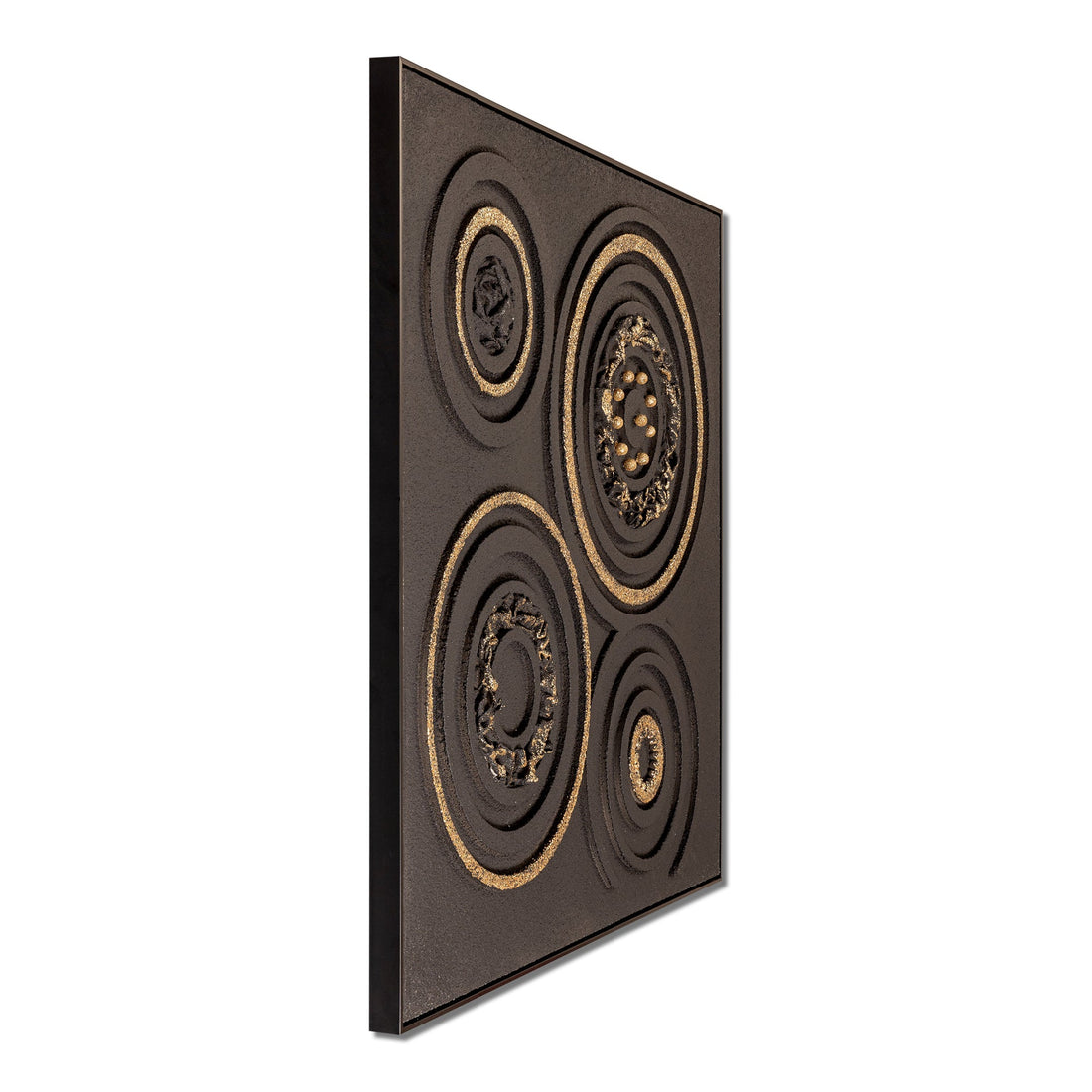 Cosmic Circles Modern Wall Art (40 x 40 Inches)