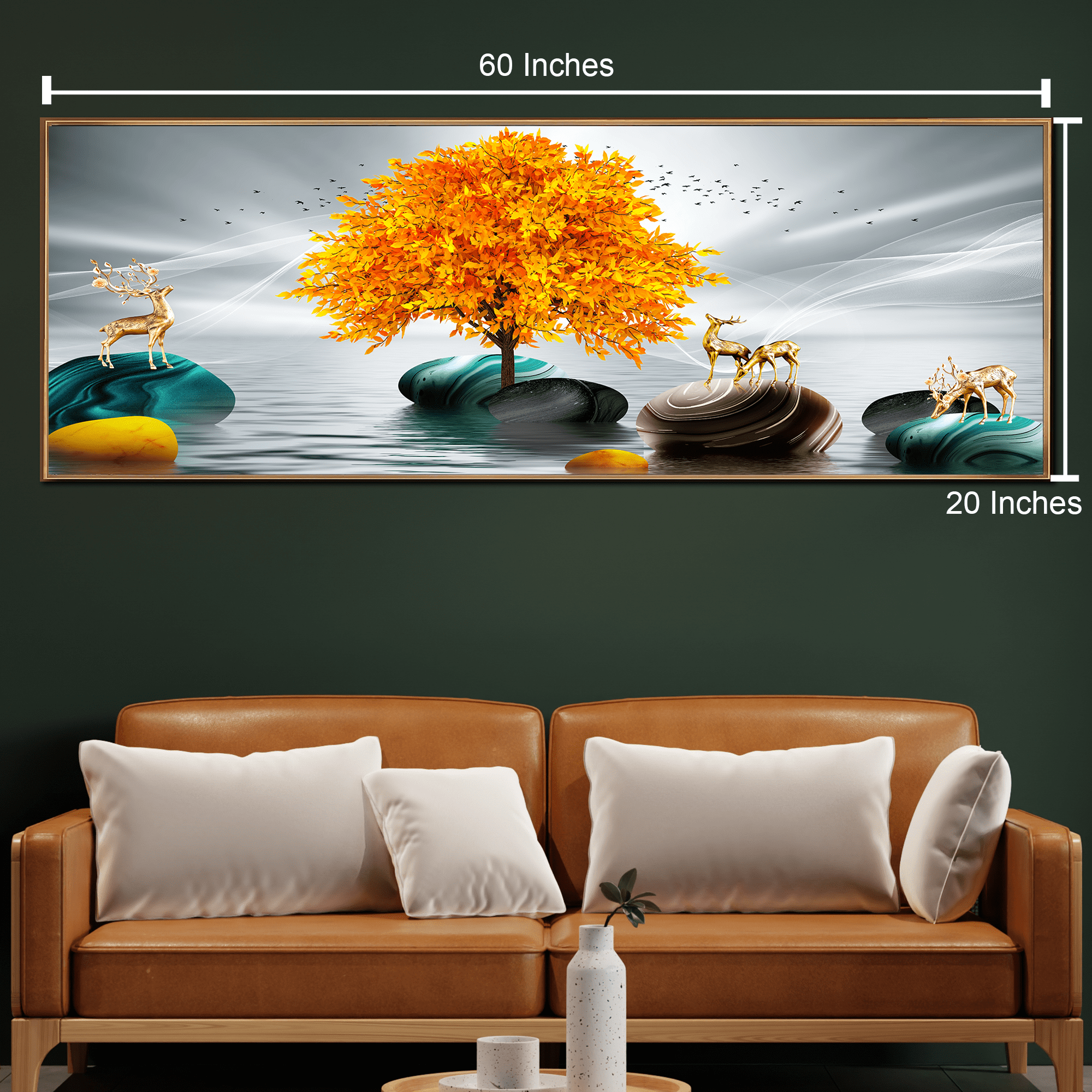 Celestial Sanctuary Canvas Wall painting Bedroom