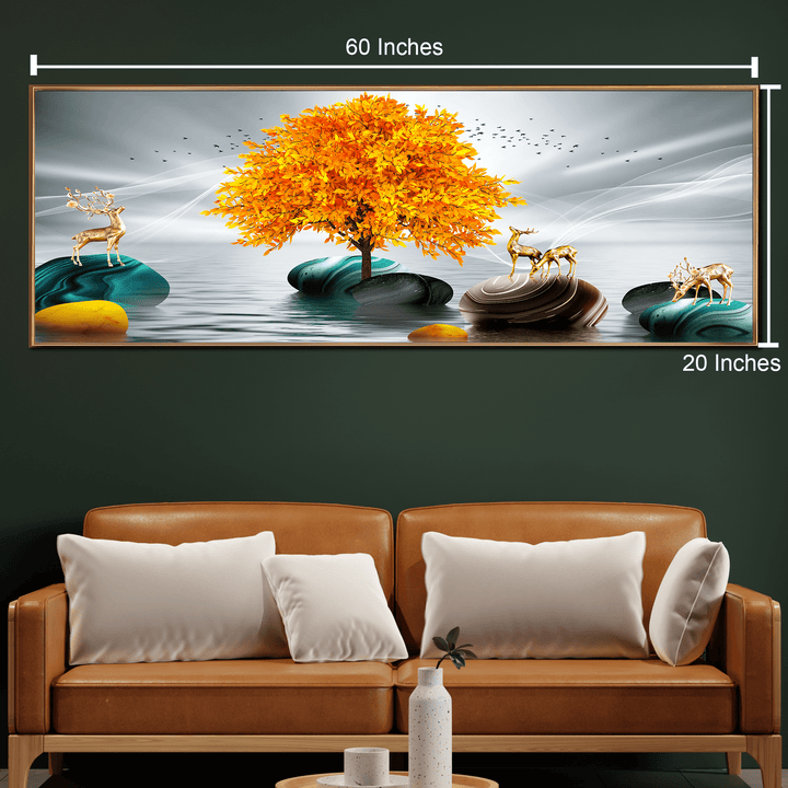 Celestial Sanctuary Canvas Wall painting Bedroom