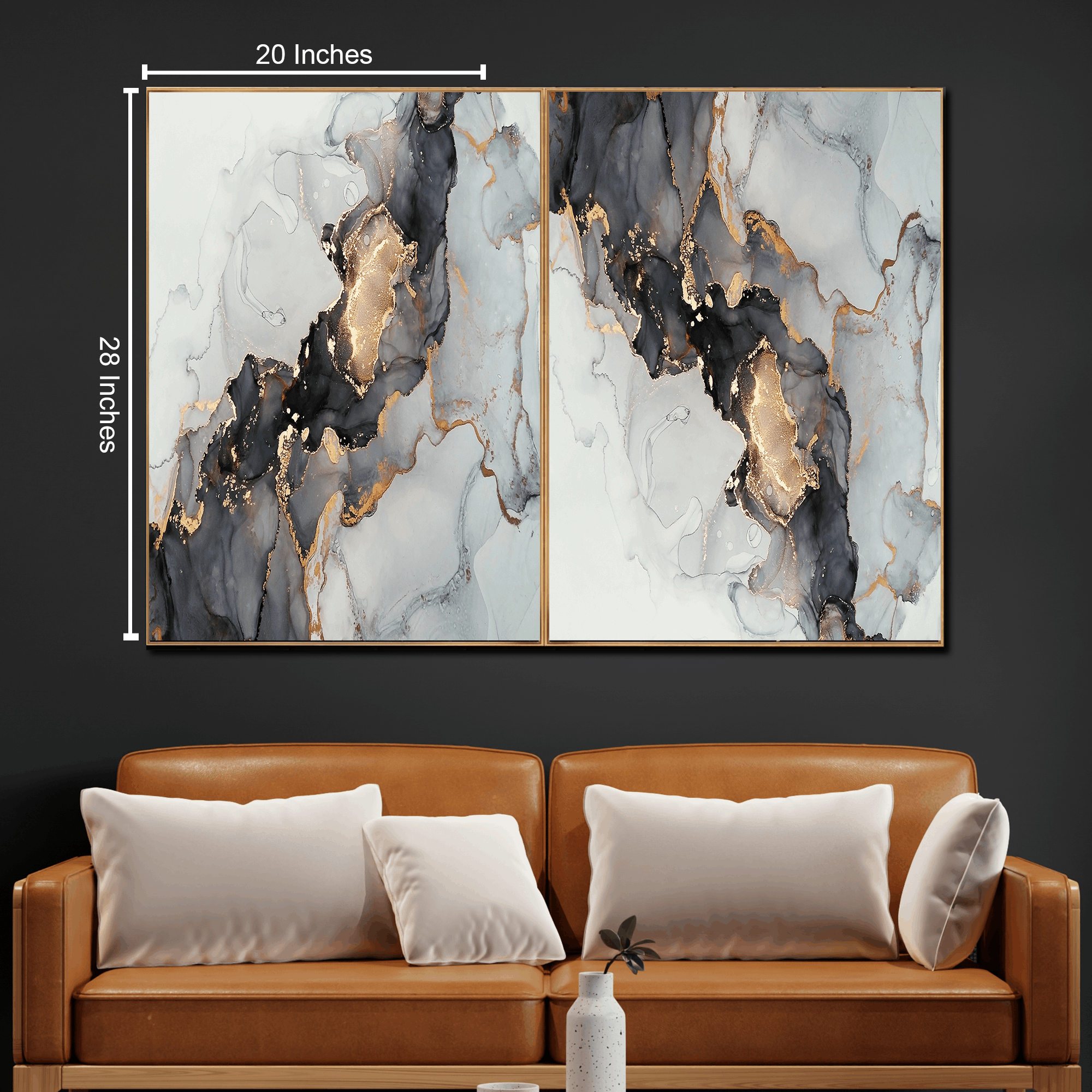 Cosmic Drift Canvas Painting for home décor