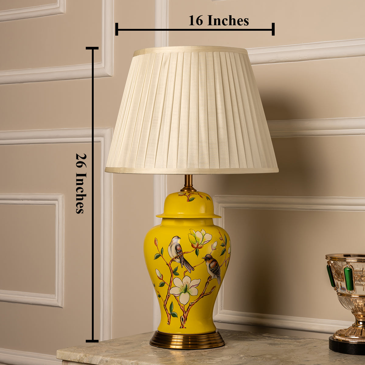 Sunflower Grace Designer Table Lamps for Living Room