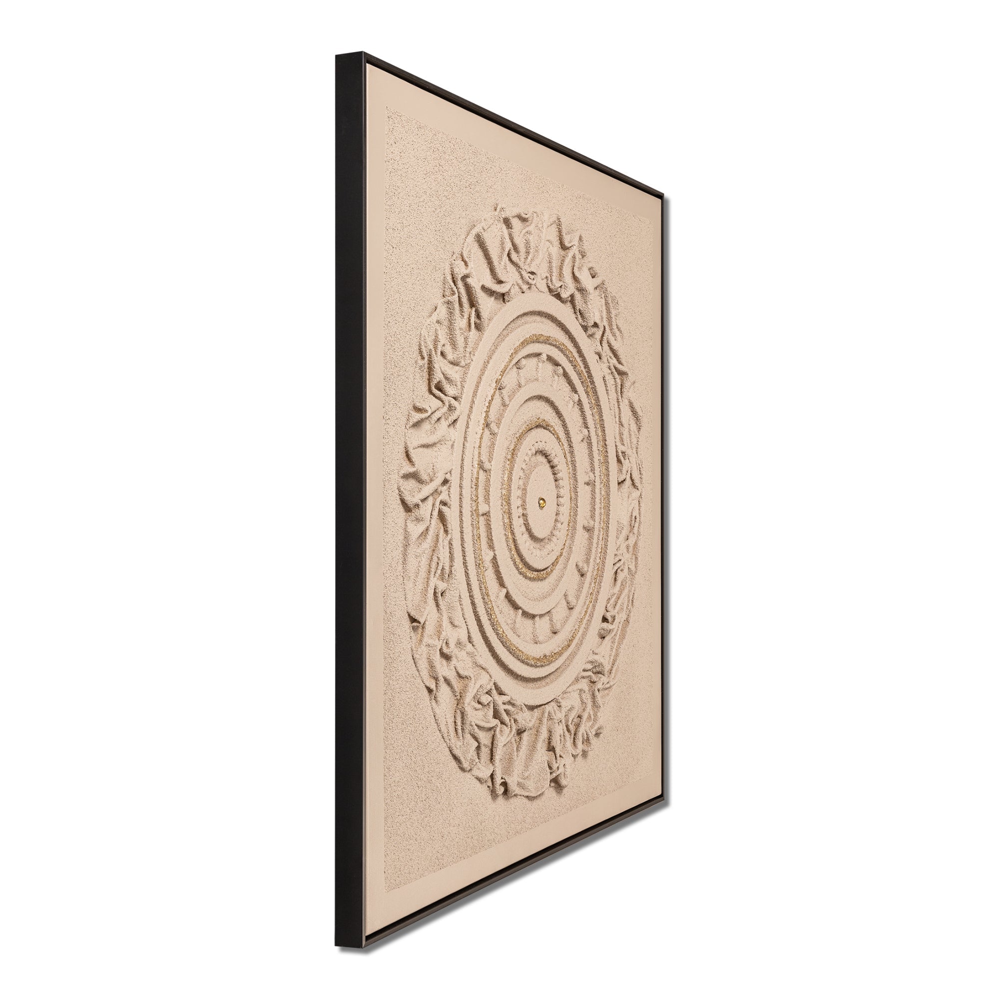 Whispering Meridian Modern Wall Art (40 x 40 Inches)