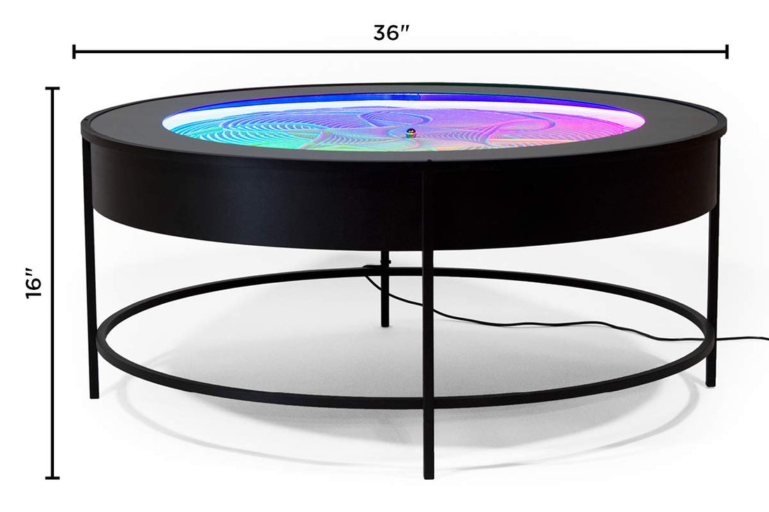 Sisyphus Metal Coffee Table (Black Metal)