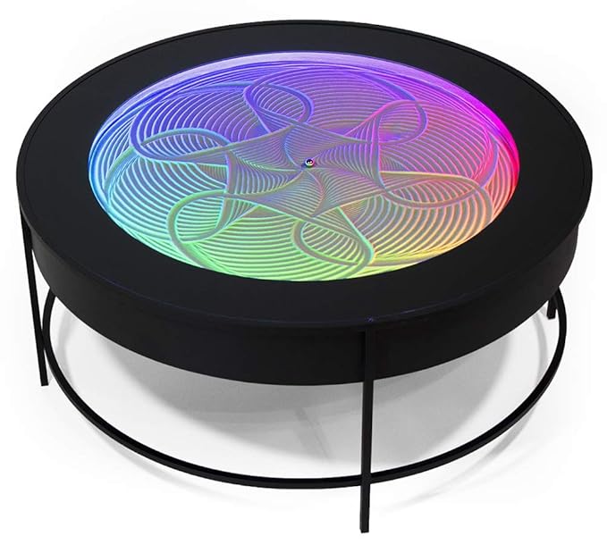 Sisyphus Metal Coffee Table (Black Metal)
