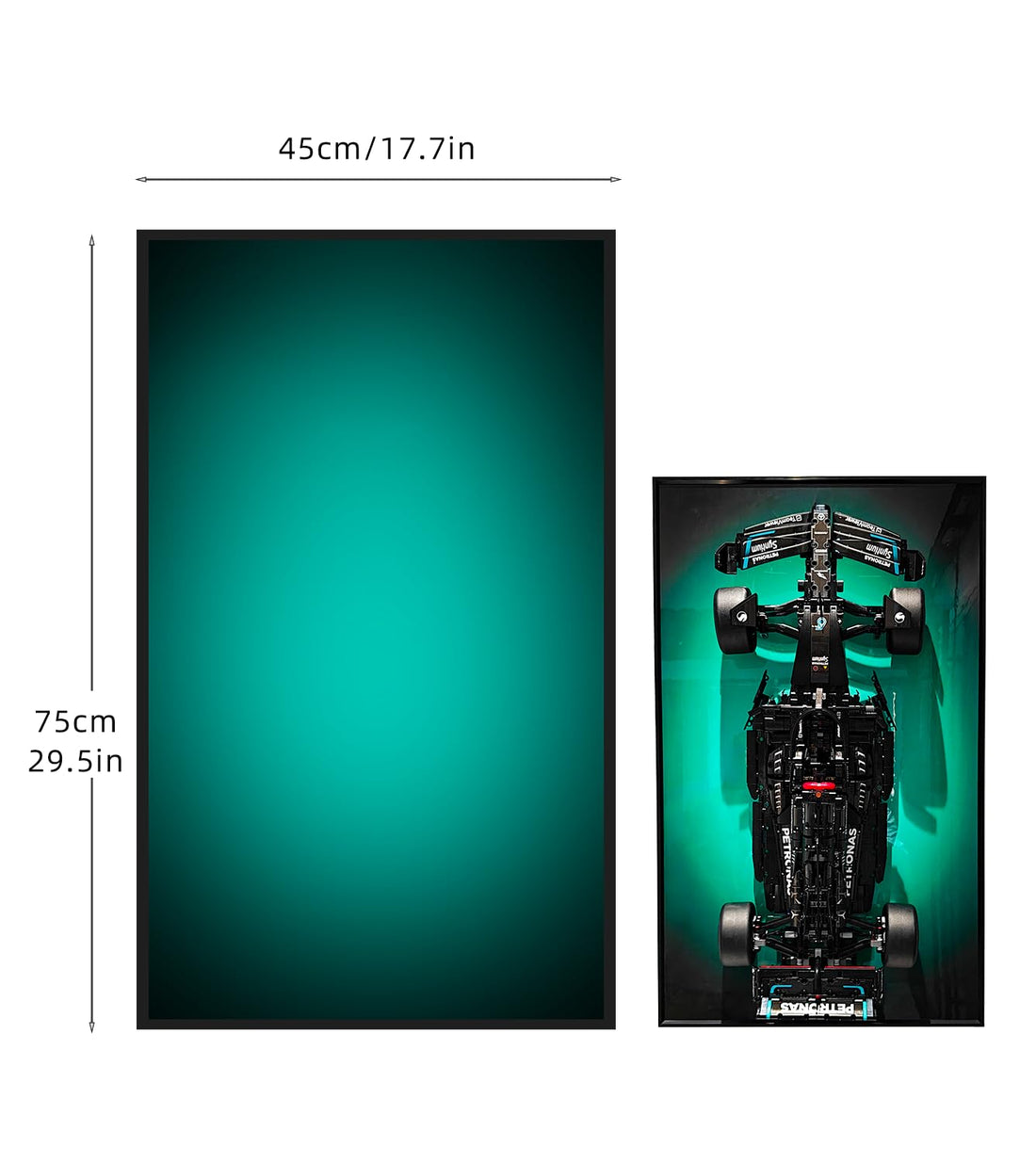 LEGO Technic Mercedes-AMG F1 W14 E Display Wall Mount (Car Included)