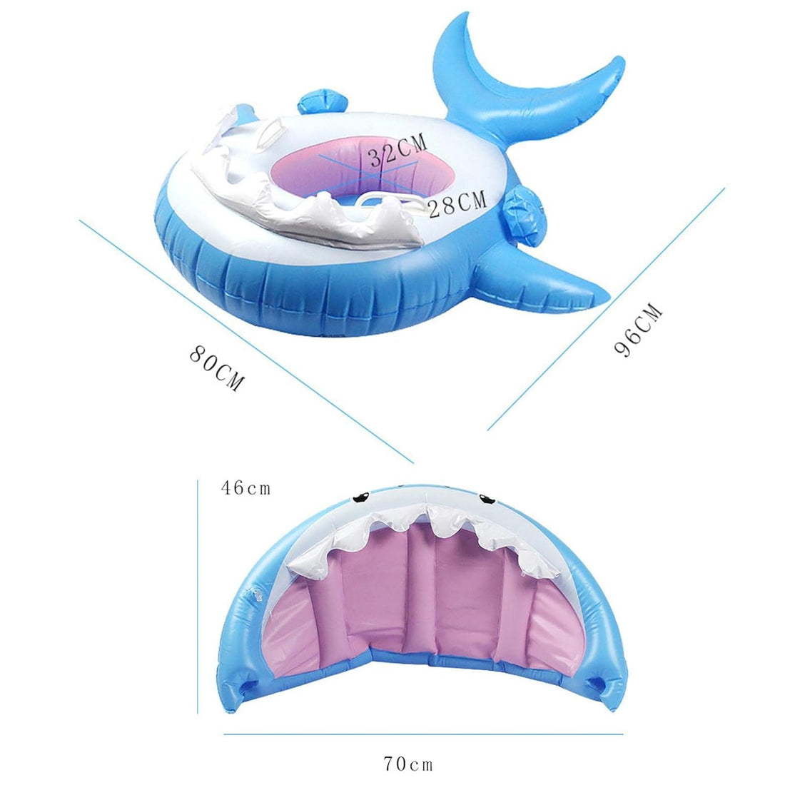 CLUB BOLLYWOOD® Swimming Pool Float Seat Toy Swim Inflatable Boat Bathtub for Holiday Baby | Sporting Goods | Fishing | Other Fishing | Other Fishing | 1 Piece Baby Swimming Float Seat with air blower