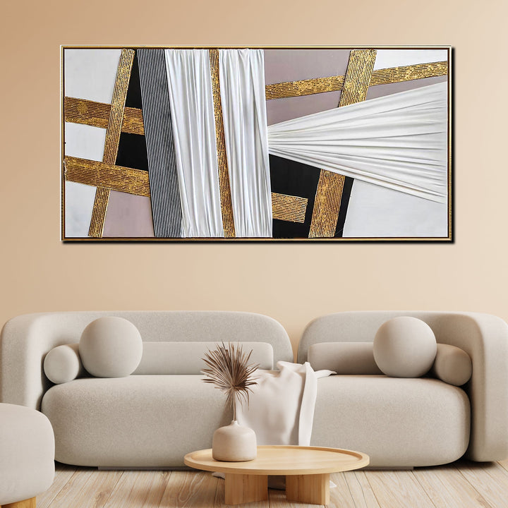 Abstract Opulence Modern Wall Art ( 55 x 28 Inches )